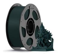 ANYCUBIC PLA-CF Filamento 1,75 mm, Texture Opaca con Effetto Carbonio, Riduce le Linee di Strato, Resistente Alla Deformazione per Applicazioni Sottoposte a Forti Sollecitazioni, Verde Giada 1KG