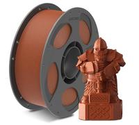 ANYCUBIC PLA Marble Filament 1,75 mm, Filamento per Stampanti 3D Compatibile con la Maggior Parte Delle Stampanti 3D, Identificazione Intelligente, 1KG Rosso Mattone
