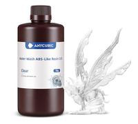 ANYCUBIC Resina ABS Lavabile 3.0, Resina per Stampanti 3D, Alta Resistenza e Tenacità, Basso Odore, Alta Precisione 405nm UV Curable Resin, Adatta a Tutte le Stampanti 3D a Resina, Traslucido 1000g