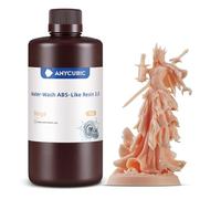 ANYCUBIC Resina ABS Lavabile 3.0, Resina per Stampanti 3D, Alta Resistenza e Tenacità, Basso Odore, Alta Precisione 405nm UV Curable Resin, Adatta a Tutte le Stampanti 3D a Resina, Beige 1000g