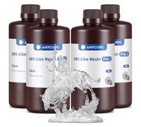 ANYCUBIC Resina ABS-Like Pro 2 per Stampante 3D, Basso Odore, Clear 4kg