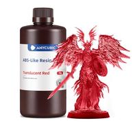 ANYCUBIC Resina ABS-Like Pro 2 per Stampante 3D, Basso Odore, Rosso Clear