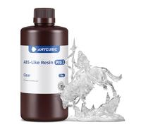 ANYCUBIC Resina ABS-Like Pro 2 per Stampante 3D con Eccellente Resistenza e Tenacità, A Basso Odore Resina UV 405nm a Polimerizzazione Rapida per Stampa 3D LCD/DLP/SLA, Traslucido 1000g