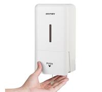 anydry Dispenser Sapone da Muro 800ml Senza Fori Dosatore per Bagno