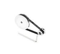 ANYGKT 1:3 Drive Closed Loop 2GT Puleggia for Cinghia dentata Set 20 e 60 Denti Foro 5 e 8MM for Stampante 3D Robot Arm Apparecchiature for l'automazione(20 60teeth Bore8MM,2GT-6-760MM Belt)