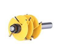 ANYGKT 1 Pz 12mm Shank Wood Router Bit 2 Denti Regolabile Finger Joint Router Bit Tenon Cutter for Strumento di Lavorazione del Legno