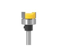 ANYGKT 1PC 6mm 1/4 "Gambo 5/8" 3/4 "Diametro Ciotola e Vassoio Modello Router Bit Trim Modello Router Utensile da Taglio for Legno Punte for Router for la Lavorazione del Legno(Straight 6.35X19.05)