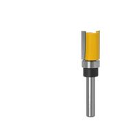 ANYGKT 1PC 6mm/6.35mm Gambo Modello Trim Cerniera Punta del Router Cuscinetto Dritto Fresa Trimmer Pulizia A Filo Router Bit Legno(6.35x20)