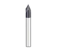 ANYGKT 1PC Fresa in Metallo Duro Smussatura Mulino 120 Gradi 3 Flauto Router Bit Incisione Bit for Alluminio Rame CNC Fresa(ALTICN Coated,3mm)