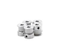 ANYGKT 5PC Arc GT 16 Denti 2GT Puleggia Dentata Foro 5mm for GT2 Cinghia Sincrona Aperta Larghezza 6mm/10mm Piccolo Gioco 16 Denti 16 T(4mm,for Belt Width 6mm)