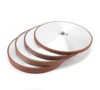 ANYGKT 80-200mm Diamond Grinding Wheel Resin Grinding Disc Abrasive Tools for Tungsten Steel Alloy Ceramic Glass Sharpenin Grit 150/320(P150,80X20X10X4mm)