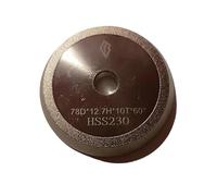 ANYGKT CBN SDC Mola diamantata for affilare Il Trapano Rettificatrice Punta for Trapano Smerigliatrice 60 Angolo 78 * 12.7 * 10mm for 13-Tipo(SDC)