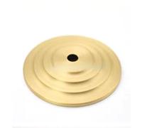 ANYGKT Lampada da scrivania in Ceramica M10 Base in Ottone con Coperchio in Rame Puro Piastra for Lampada da scrivania Connettore a Forma di I Accessori Fai da Te for Illuminazione in Ottone(63x12mm)
