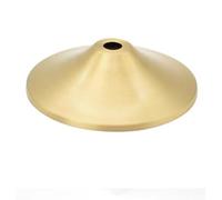 ANYGKT Lampada da scrivania in Ceramica M10 Base in Ottone con Coperchio in Rame Puro Piastra for Lampada da scrivania Connettore a Forma di I Accessori Fai da Te for Illuminazione in Ottone(53x15mm)