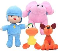 Anyhot Pocoyo - Peluche Pocoyo Elly Pato Nina Sleepy Bird Loula (4 pezzi)