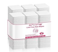 ANYINS Salviette per unghie senza pelucchi, 1200 salviette bianche senza lanugine, in tessuto non tessuto, per rimuovere lo smalto gel super assorbente e morbido, per salone di bellezza, fai da te