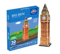 Anyìshwu 13 pezzi Puzzle 3D Big Ben,Modellini Big Ben in 3D,Puzzle 3D Adulti,DIY Modelli Architettonici Kit,Adatto a ragazzi e ragazze
