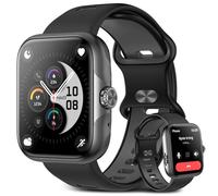 Anyloop Smartwatch Uomo Donna Con Effettua/Risposta Chiamate,Smartwatch GPS Integrato,1.78"AMOLED Orologio con Contapassi/Sonno/Cardiofrequenzimetro,Impermeabile Fitness Tracker per iOS Android Nero