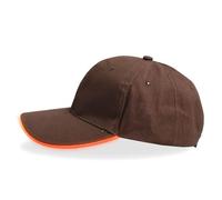 ANYMM Cappello da baseball LED, Illuminato Lampeggiante LED Illumina Cap Uomini, Ricaricabile Regolabile Unisex Baseball Cap,per Festival Club Stage (batteria, arancione)