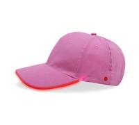 ANYMM Cappello da baseball LED, Illuminato Lampeggiante LED Illumina Cap Uomini, Ricaricabile Regolabile Unisex Baseball Cap,per Festival Club Stage (USB, rosso)