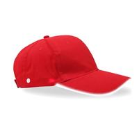 ANYMM Cappello da baseball LED, Illuminato Lampeggiante LED Illumina Cap Uomini, Ricaricabile Regolabile Unisex Baseball Cap,per Festival Club Stage (USB, bianco)