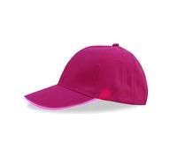 ANYMM Cappello da baseball LED, Illuminato Lampeggiante LED Illumina Cap Uomini, Ricaricabile Regolabile Unisex Baseball Cap,per Festival Club Stage (USB, rosa)