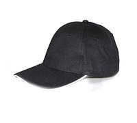ANYMM Cappello da baseball LED, Illuminato Lampeggiante LED Illumina Cap Uomini, Ricaricabile Regolabile Unisex Baseball Cap,per Festival Club Stage (batteria, bianco)