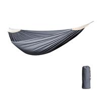 Anyoo Amaca con 2 aste in legno per telaio pieghevole, 180 x 130 cm, per esterni, campeggio, giardino
