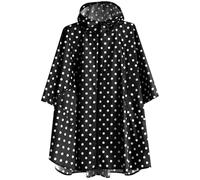 ANYOO Impermeabile Poncho Mantella Pioggia Donna Leggero e Portatile Impermeabile con Cappuccio, Ideale per Campeggio all'aperto Escursionismo Sopravvivenza