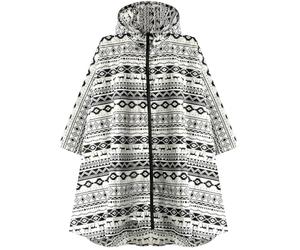 ANYOO Impermeabile Poncho Mantella Pioggia Donna Leggero e Portatile Impermeabile con Cappuccio, Ideale per Campeggio all'aperto Escursionismo Sopravvivenza