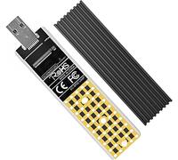 ANYOYO Adattatore NVMe NGFF, 10 Gbit/s per Disco SSD M2 USB3.2 Gen 2 , NVMe PCIe con M / B+M key, per Disco SSD M.2 SATA per 2242/2260/2280,con Adattatore USB-A a USB-C