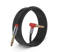 ANYPLUS Cavo per chitarra, 3 m, cavo audio da 1/4" a 1/4", cavo TRS intrecciato per chitarra elettrica, basso, tastiera, mixer, amplificatore, equalizzatore, altoparlante