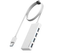 ANYPLUS HJ-White HJ-001 Hub USB 3.0 per computer portatile, PC, iMac, Surface Pro, MacBook, Mac Pro, chiavetta USB, XPS, mouse, disco rigido
