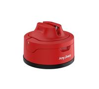 AnySharp Evo Affilacoltelli, Sicurezza mani libere, Rosso | In sicurezza Affila All coltelli da cucina, Ideale per acciaio temprato e seghettato, Compatto, Taglia unica