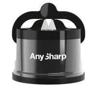 AnySharp Pro Affilacoltelli (Metal) con Ventosa, Grigio