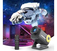 anysun Proiettore Stelle Galassia 3D, 60 Temi Dinamici, Altoparlante Bluetooth, Telecomando, Luce Notturna, Proiettore Soffitto Aurora Boreale e Nebulose per Camera da Letto, Bambini, Adulti, Regalo