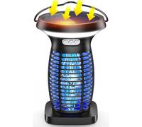Anysun Solare Lampada Antizanzare, Zanzariera Elettrica Impermeabile, Zanzare Elettrico Ricaricabile USB, Ammazza Zanzare Elettrico per Interni, Cortile, Patio, Giardino, Campeggio