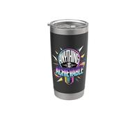 Anything Is Achievable Optimism Mindset Inspiration - Bicchiere termico in acciaio inox doppia parete