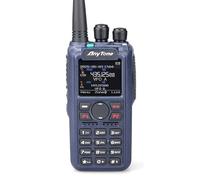 Anytone AT-D890 Ricetrasmettitore Portatile VHF/UHF Bibanda DMR con APRS, GPS, Bluetooth PTT, Nero