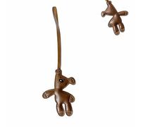 ANYUANKW 1 Pezzi Portachiavi Orso Ciondolo a Forma di Orso in PU Simpatico Charms di Orso per Borse per Chiavi Auto Bambini Donne Marrone