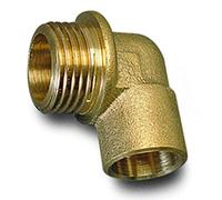 Anzapack 856390J - Gomito saldato H-22 mm Filettatura M-3/4"