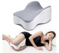 anzhixiu Cuscino per ginocchio reale per traversine laterali separa le ginocchia per più comfor, grigio, standard