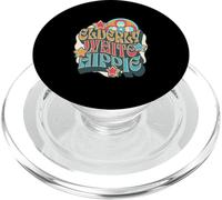 Anziani Bianco Hippie Hippy Umorismo Strano Vecchio Ragazzo Divertimento Usura PopSockets PopGrip per MagSafe