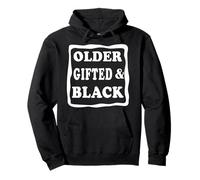 Anziani dotati e neri - Black History Adult Black Pride Felpa con Cappuccio