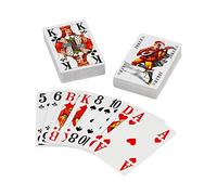 Anziani Romme Carte da Gioco 2 x 55 Foglia con extra Grandi Cifre e Lettere