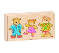Puzzle in legno vestiti per orsi
