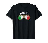 Anzio Italy Vintage Flag Sunglasses Maglietta