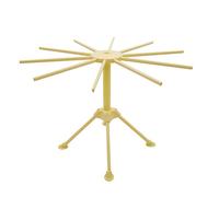 Anzirose Tacapasta Stendipasta in ABS Plastica Pasta Spaghetti Drying Rack Holder con 10 Bracci di 16cm -Giallo