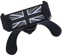 ANZIWU Supporto per telefono Mini Cooper con supporto per telefono girevole a 360°, adatto per Mini Cooper R55 R56 R57 R60 R61 (nero)