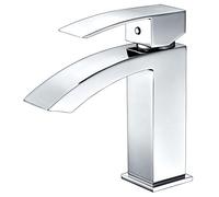 ANZZI Reverse Single Hole e Single Handle Bagno Sink Faucet | cUPC Cromo Lucido Deck Mounted Rubinetto Bagno | Rubinetto Lavabo Un Foro Senza Scarico | L-AZ037